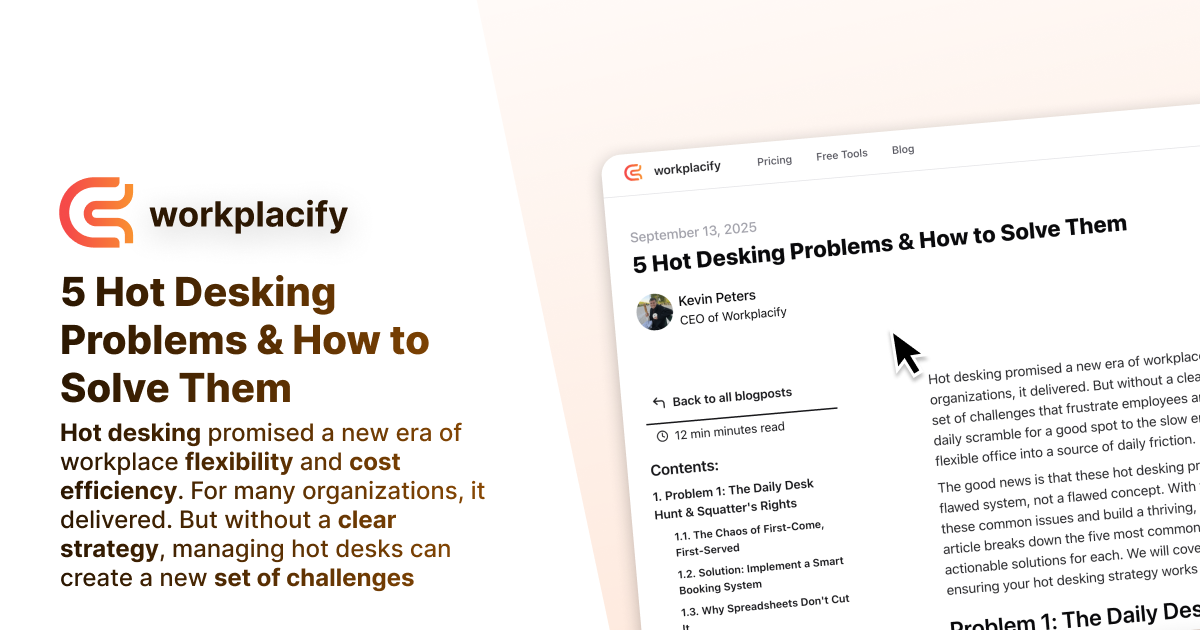5 Hot Desking Problems & How to Solve Them